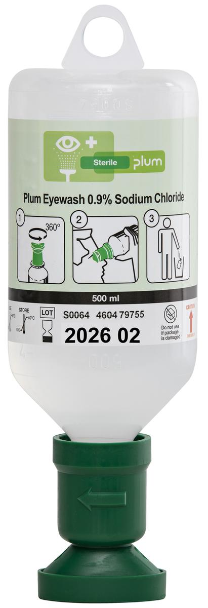 Eye wash bottle ultraRINSE saline solution 500 ml