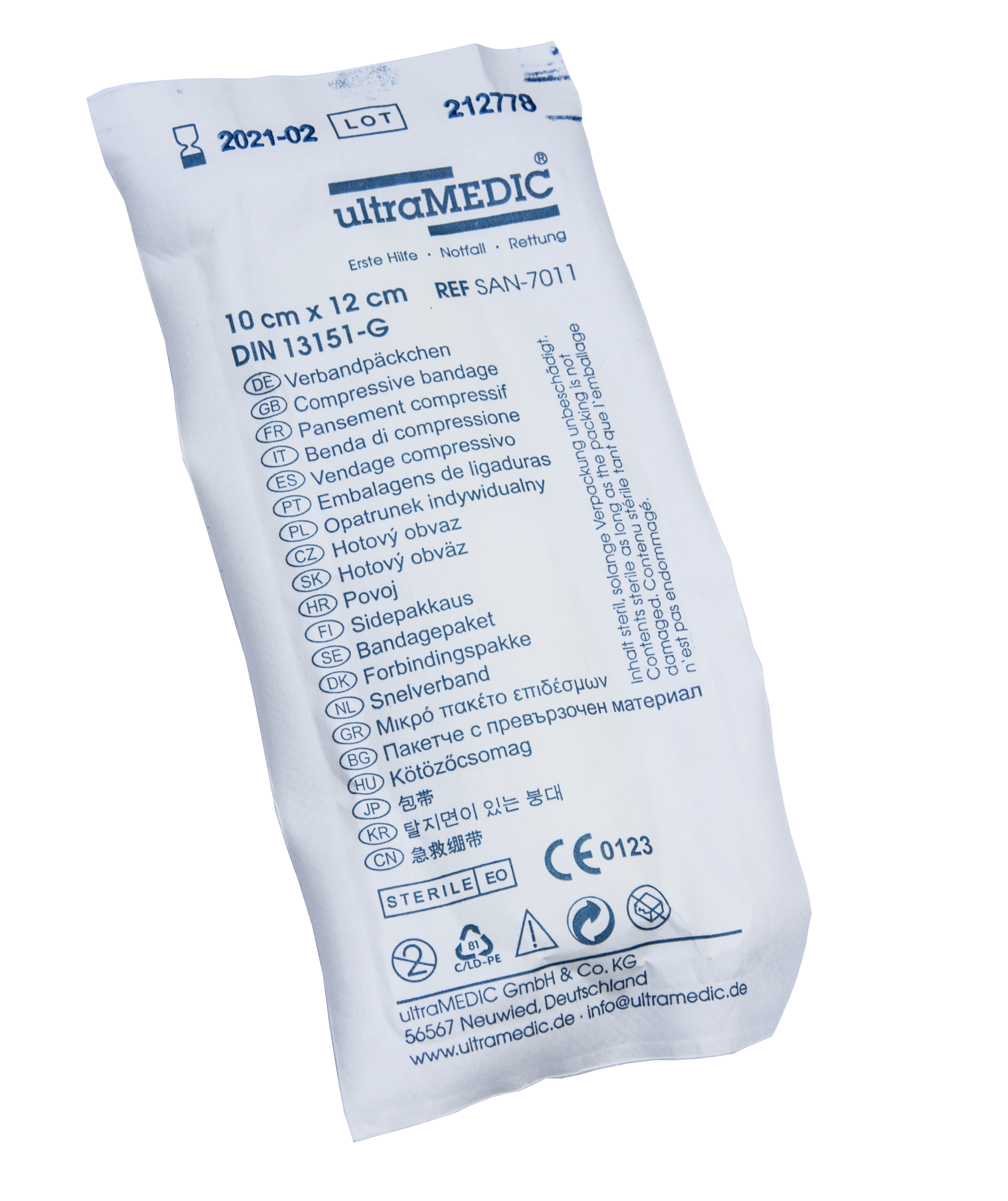 ultraAID Bandage Pack Large DIN 13151-G