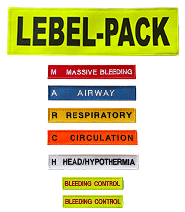 Patch-Set LEBEL for LEBEL-PACK Emergency Backpack