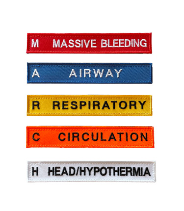 Patch-Set MARCH for Modular Bags LEBEL-PACK / CLS-PACK Emergency Backpack