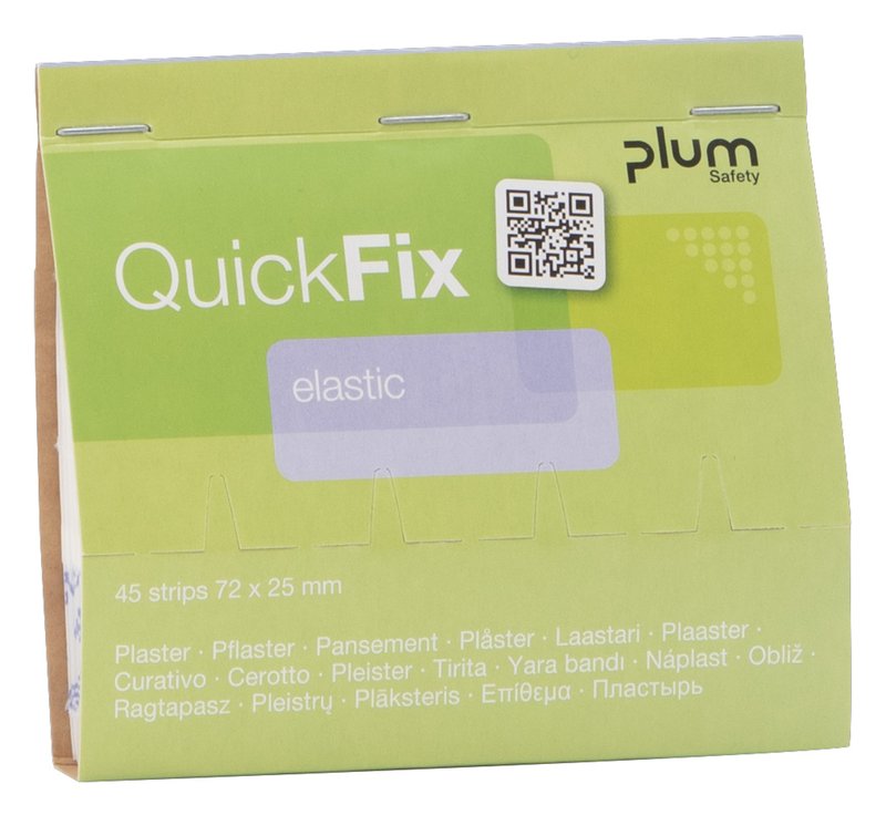 Refill QuickFix for plaster dispenser; elastic 45 pieces